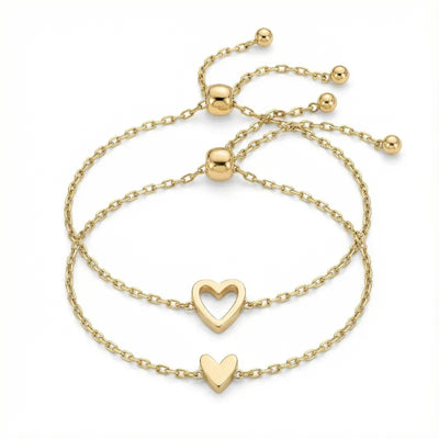 Cuori Legati™ – braccialetti di coppia abbinati con cuore