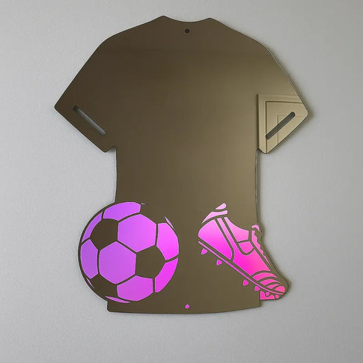 Maglia a specchio LED personalizzata con nome e numero