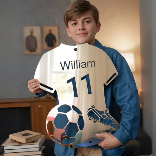 Maglia a specchio LED personalizzata con nome e numero