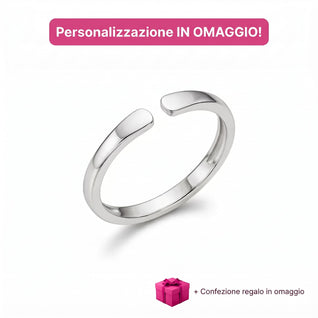 Iniziali™ - Anello con iniziali personalizzabile