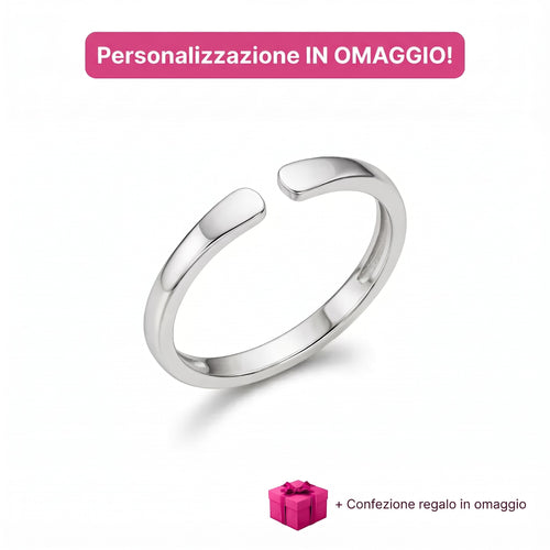 Iniziali™ - Anello con iniziali personalizzabile
