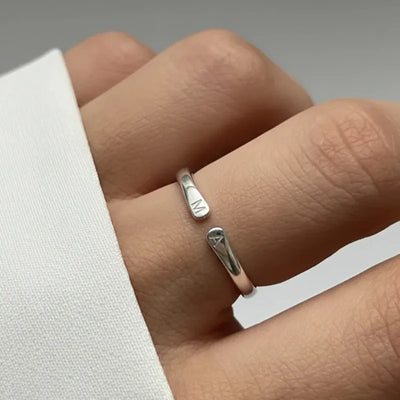 Iniziali™ - Anello con iniziali personalizzabile