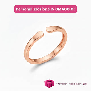 Iniziali™ - Anello con iniziali personalizzabile