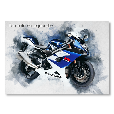 RideArt™ - Poster moto in stile acquerello