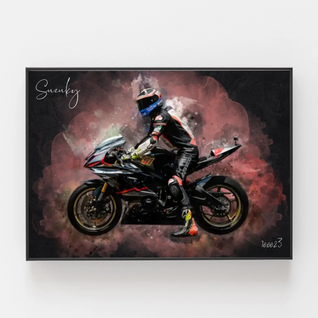 RideArt™ - Poster moto in stile acquerello