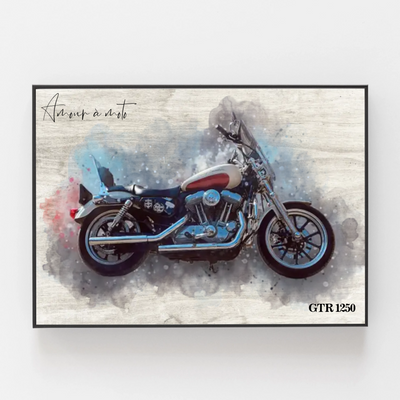 RideArt™ - Poster moto in stile acquerello
