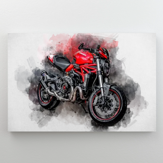 RideArt™ - Poster moto in stile acquerello