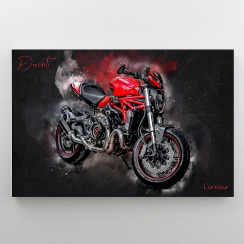 RideArt™ - Poster moto in stile acquerello