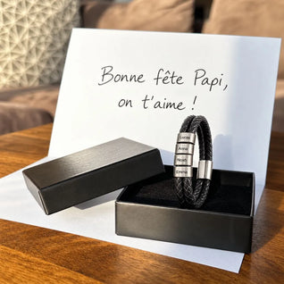 I Miei™ – Bracciale in pelle personalizzato