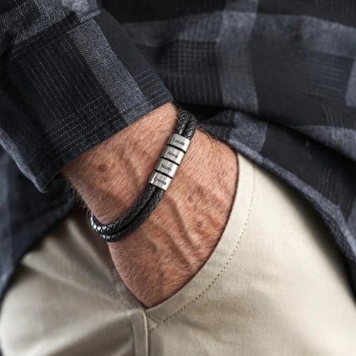 I Miei™ – Bracciale in pelle personalizzato