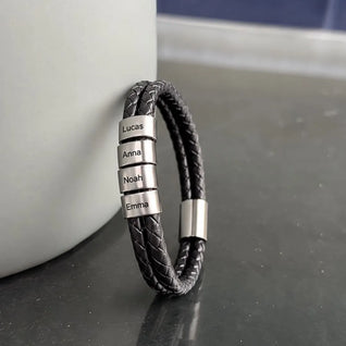 I Miei™ – Bracciale in pelle personalizzato