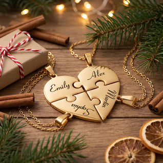 Legame™ - Collana puzzle famiglia personalizzata