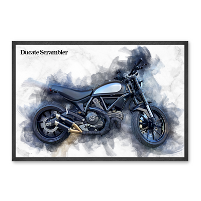 RideArt™ - Poster moto in stile acquerello