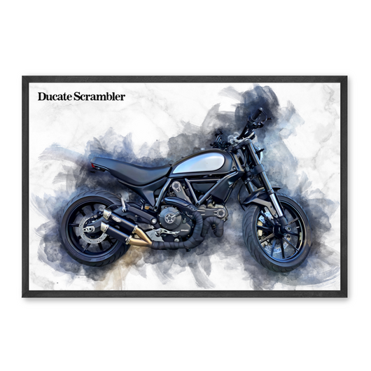 RideArt™ - Poster moto in stile acquerello