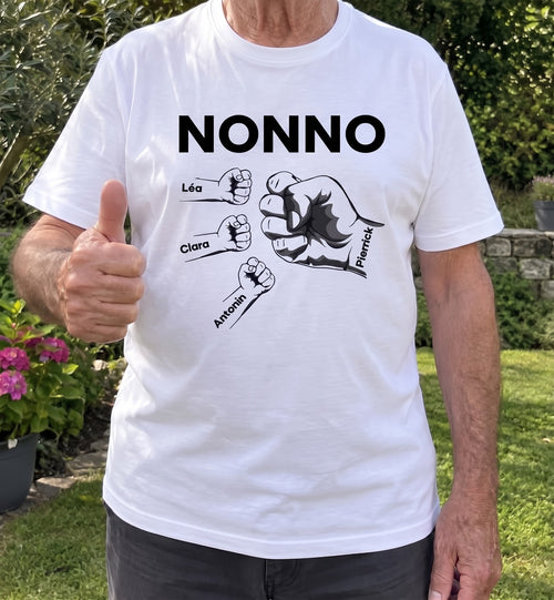 Nonno & Noi™ – T-shirt personalizzata per il nonno