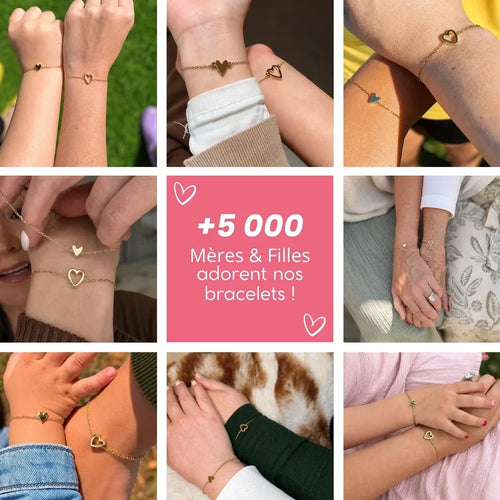 Cuori Legati™ – Braccialetti di coppia con cuore