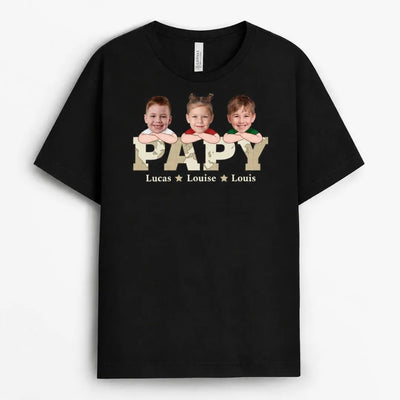 Team Nonno™ – t-shirt personalizzata con i nomi dei nipoti