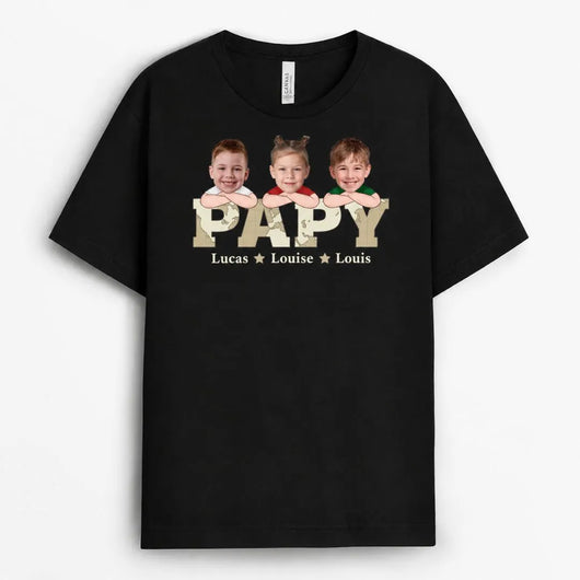 Team Nonno™ – t-shirt personalizzata con i nomi dei nipoti