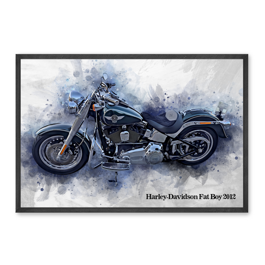 RideArt™ - Poster moto in stile acquerello
