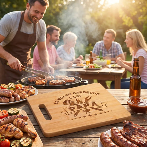 Re del Barbecue™ - Tagliere per barbecue Festa del papà