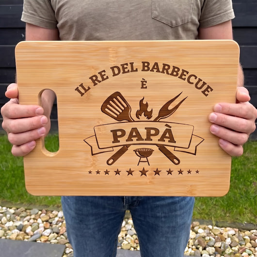 Re del Barbecue™ - Tagliere per barbecue Festa del papà