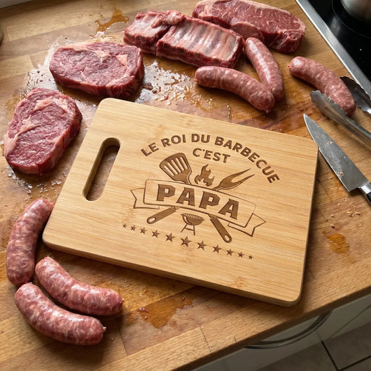 Re del Barbecue™ - Tagliere per barbecue Festa del papà