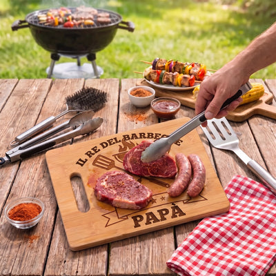 Re del Barbecue™ - Tagliere per barbecue Festa del papà
