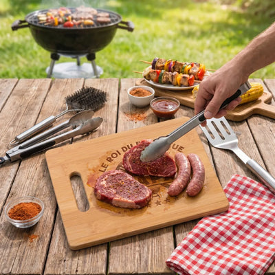 Re del Barbecue™ - Tagliere per barbecue Festa del papà