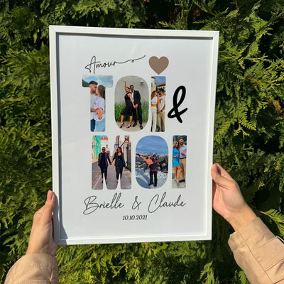 Poster personalizzato “Io & Te” con foto di coppia