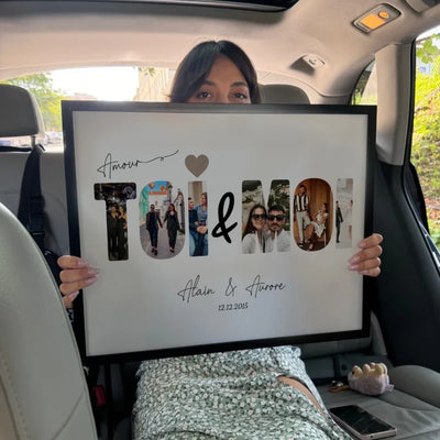 Poster personalizzato “Io & Te” con foto di coppia