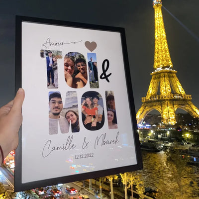 Poster personalizzato “Io & Te” con foto di coppia