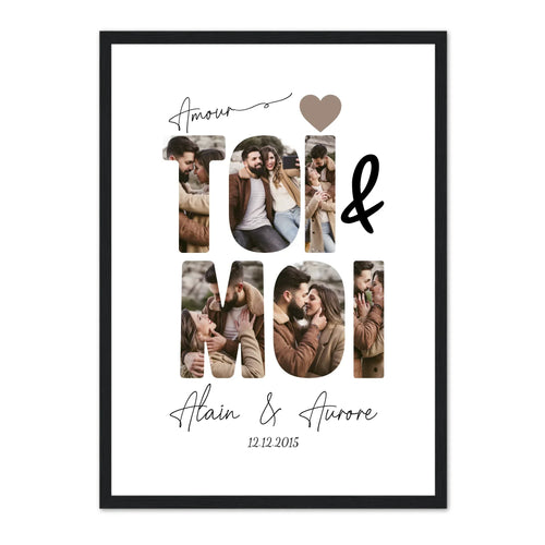 IoeTe™ – Poster personalizzato “Io & Te”
