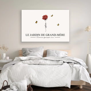 Il Giardino della Nonna™ – Tela personalizzata per la nonna