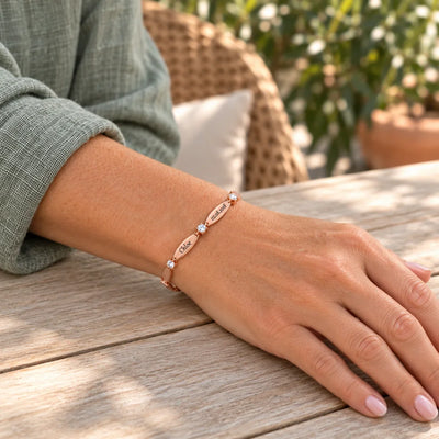 Bracciale personalizzato con nomi incisi