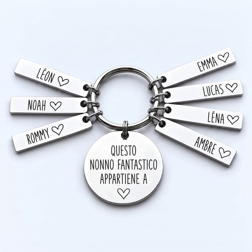 Il Portafortuna del Nonno™ - Portachiavi personalizzato