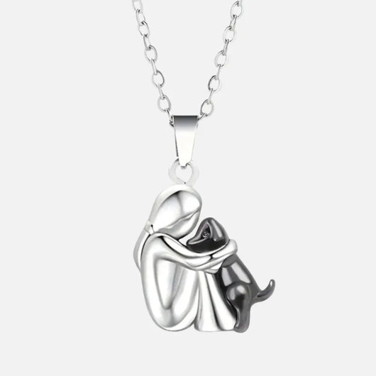 Collana HugDog con ciondolo abbraccio al cane
