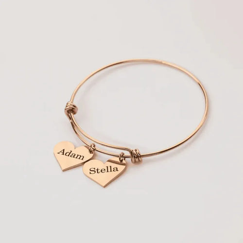 Legami del Cuore™ – Bracciale con cuori personalizzati