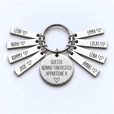 Il Portafortuna del Nonno™ - Portachiavi personalizzato