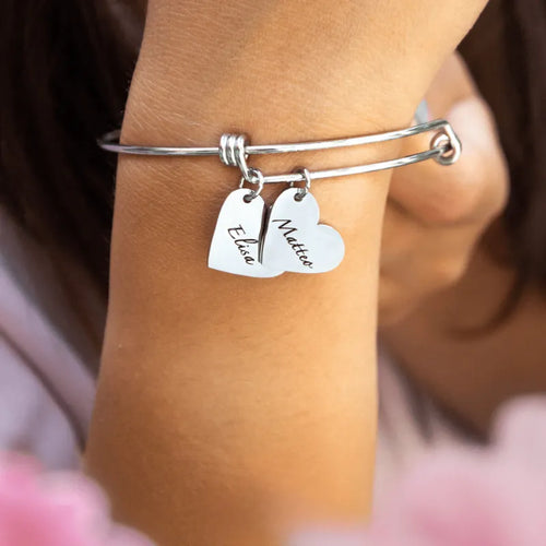 Legami del Cuore™ – Bracciale con cuori personalizzati