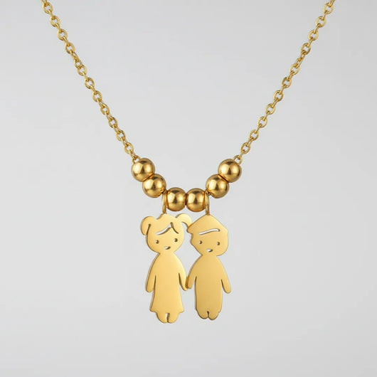 Collana personalizzata Amore Materno™ con i nomi dei figli