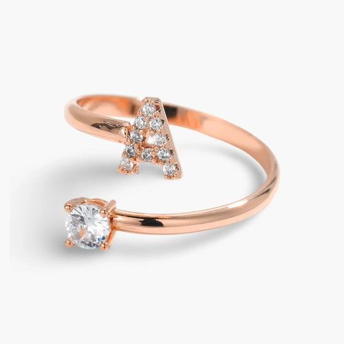 Promessa™ – Anello regolabile con iniziale