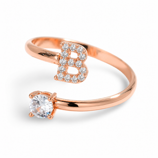 Promessa™ – Anello regolabile con iniziale
