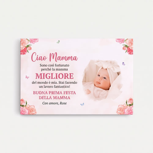 Ciao Mamma™ – Tela personalizzata per la mamma