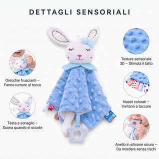 Coccolino™ – Peluche animale personalizzato per neonato