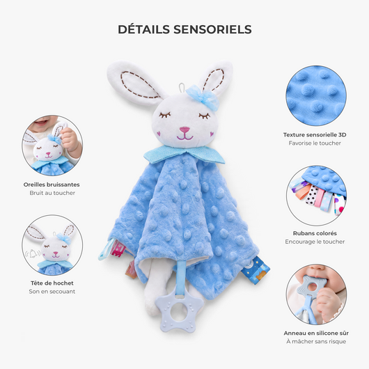 Peluche personalizzato Coccolino™ con il nome del bebè