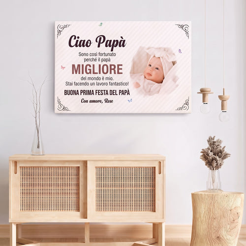 Ciao Mamma™ – Tela personalizzata per la mamma