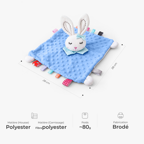 Coccolino™ – Peluche animale personalizzato per neonato