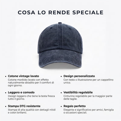 Papà in Pensione™ - Cappellino personalizzato per papà in pensione