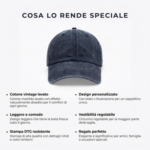 Papà in Pensione™ - Cappellino personalizzato per papà in pensione