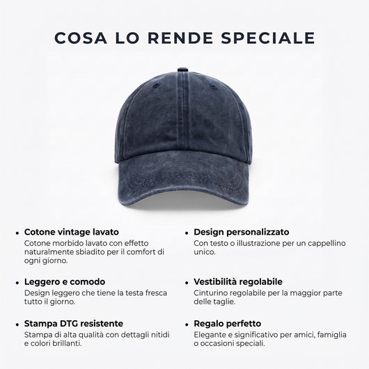 Papà in Pensione™ - Cappellino personalizzato per papà in pensione